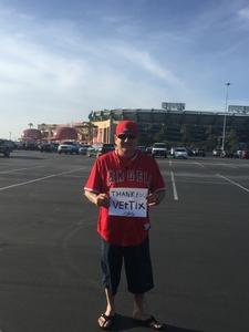 Brian attended Los Angeles Angels vs. Minnesota Twins - MLB on May 10th 2018 via VetTix 