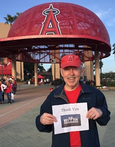 Steve attended Los Angeles Angels vs. Minnesota Twins - MLB on May 10th 2018 via VetTix 