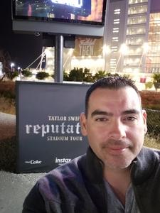 Joseph attended Taylor Swift Reputation Stadium Tour on May 11th 2018 via VetTix 
