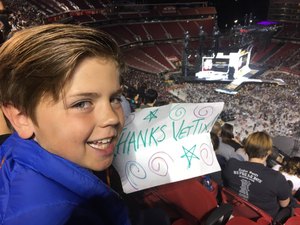 Christopher attended Taylor Swift Reputation Stadium Tour on May 11th 2018 via VetTix 