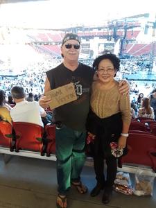 Lewis attended Taylor Swift Reputation Stadium Tour on May 11th 2018 via VetTix 