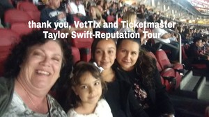 Fergie attended Taylor Swift Reputation Stadium Tour on May 11th 2018 via VetTix 