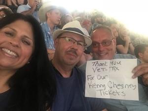 Harry attended Kenny Chesney: Trip Around the Sun Tour With Thomas Rhett and Old Dominion on May 19th 2018 via VetTix 