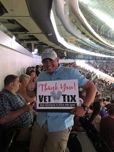 Eric attended Kenny Chesney: Trip Around the Sun Tour With Thomas Rhett and Old Dominion on May 19th 2018 via VetTix 