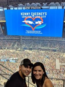 justin attended Kenny Chesney: Trip Around the Sun Tour With Thomas Rhett and Old Dominion on May 19th 2018 via VetTix 