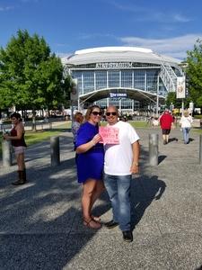 Britnie attended Kenny Chesney: Trip Around the Sun Tour With Thomas Rhett and Old Dominion on May 19th 2018 via VetTix 