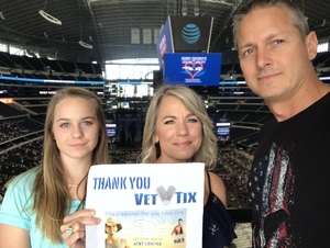 Rick attended Kenny Chesney: Trip Around the Sun Tour With Thomas Rhett and Old Dominion on May 19th 2018 via VetTix 