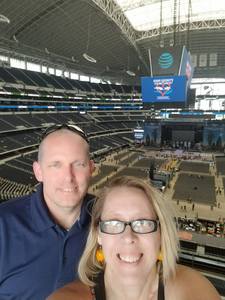 Michael & Kari Merrell attended Kenny Chesney: Trip Around the Sun Tour With Thomas Rhett and Old Dominion on May 19th 2018 via VetTix 