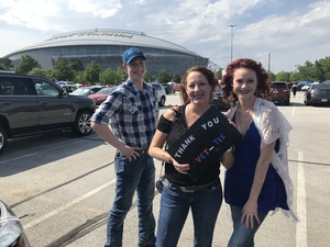 Stuart attended Kenny Chesney: Trip Around the Sun Tour With Thomas Rhett and Old Dominion on May 19th 2018 via VetTix 