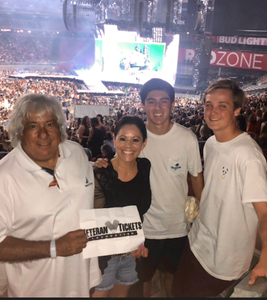 Marcos attended Taylor Swift Reputation Stadium Tour on May 8th 2018 via VetTix 