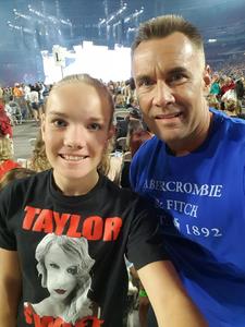 William attended Taylor Swift Reputation Stadium Tour on May 8th 2018 via VetTix 