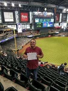 Ramon attended Arizona Diamondbacks vs. Washington Nationals - MLB on May 10th 2018 via VetTix 