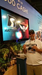 David attended Arizona Rattlers vs. Iowa Barnstormers - IFL on May 20th 2018 via VetTix 