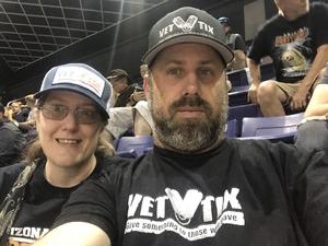 Darin attended Arizona Rattlers vs. Iowa Barnstormers - IFL on May 20th 2018 via VetTix 
