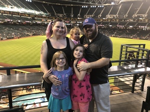 James attended Arizona Diamondbacks vs. Milwaukee Brewers- MLB on May 14th 2018 via VetTix 