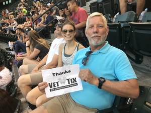 Stephen attended Arizona Diamondbacks vs. Milwaukee Brewers- MLB on May 14th 2018 via VetTix 