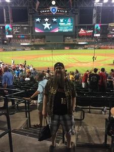 ROB attended Arizona Diamondbacks vs. Milwaukee Brewers - MLB on May 15th 2018 via VetTix 