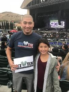 Jeong attended Channel 933 Summer Kickoff 2018 With the Chainsmokers, Ne-yo, Meghan Trainor and More. on May 11th 2018 via VetTix 