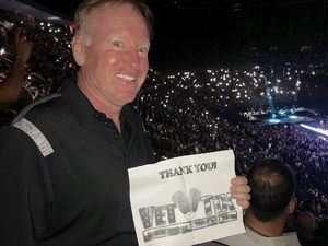 Ronald attended U2 Experience + Innocence Tour on May 12th 2018 via VetTix 