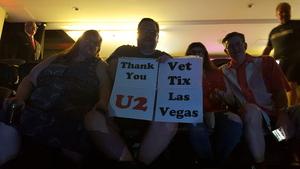 Russell attended U2 Experience + Innocence Tour on May 12th 2018 via VetTix 
