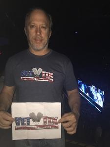 Lee attended U2 Experience + Innocence Tour on May 12th 2018 via VetTix 