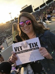 Crystal attended Taylor Swift Reputation Stadium Tour on May 18th 2018 via VetTix 