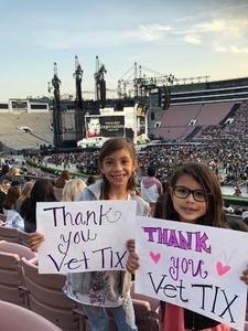 LUIS attended Taylor Swift Reputation Stadium Tour on May 18th 2018 via VetTix 