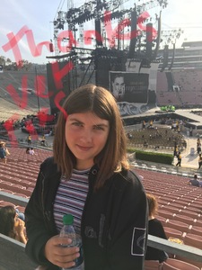 Andrea attended Taylor Swift Reputation Stadium Tour on May 18th 2018 via VetTix 
