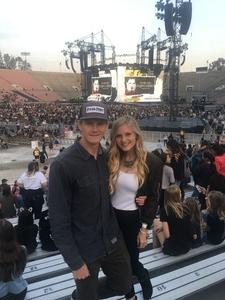 Travis attended Taylor Swift Reputation Stadium Tour on May 18th 2018 via VetTix 