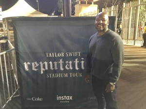 Thomas attended Taylor Swift Reputation Stadium Tour on May 18th 2018 via VetTix 