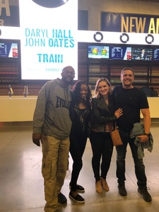 Bryan attended Daryl Hall & John Oates and Train on May 20th 2018 via VetTix 