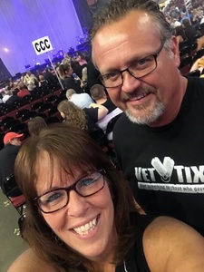 Walter attended Sugarland on May 31st 2018 via VetTix 