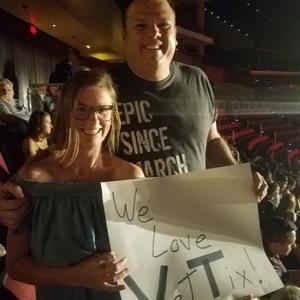 Timothy attended Sugarland on May 31st 2018 via VetTix 