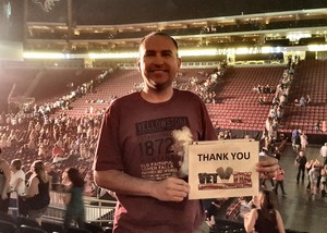 Manuel attended Sugarland on May 31st 2018 via VetTix 