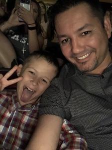 Vincente attended Sugarland on May 31st 2018 via VetTix 