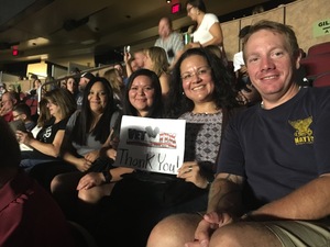 Jose attended Sugarland on May 31st 2018 via VetTix 