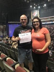 Mike attended Sugarland on May 31st 2018 via VetTix 