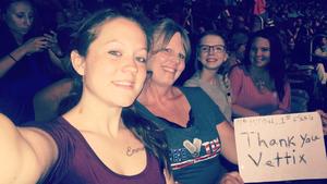Roger attended Sugarland on May 31st 2018 via VetTix 