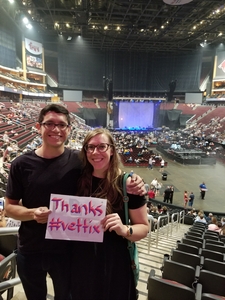 Clair attended Sugarland on May 31st 2018 via VetTix 