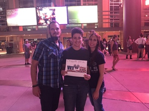 Danielle attended Sugarland on May 31st 2018 via VetTix 