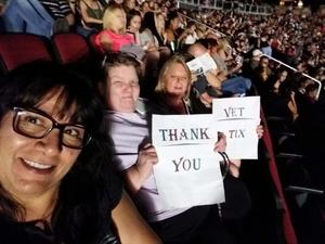 Tim attended Sugarland on May 31st 2018 via VetTix 