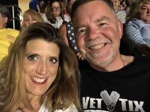 Michael attended Sugarland on May 31st 2018 via VetTix 