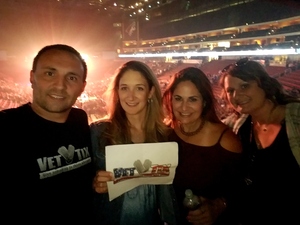 Ian attended Sugarland on May 31st 2018 via VetTix 
