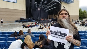 James attended Lynyrd Skynyrd - Last of the Street Survivors Farewell Tour on May 26th 2018 via VetTix 