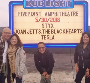 Joseph attended STYX and Joan Jett & the Blackhearts With Special Guests Tesla on May 30th 2018 via VetTix 