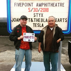 Jefferey attended STYX and Joan Jett & the Blackhearts With Special Guests Tesla on May 30th 2018 via VetTix 