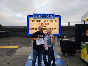 Steven attended STYX and Joan Jett & the Blackhearts With Special Guests Tesla on May 30th 2018 via VetTix 