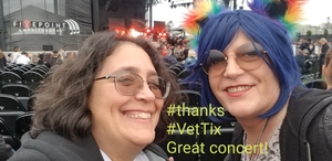 Abbey attended STYX and Joan Jett & the Blackhearts With Special Guests Tesla on May 30th 2018 via VetTix 