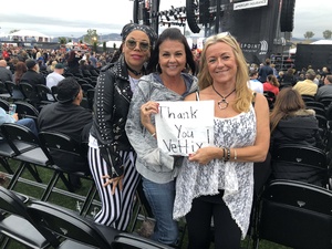 Kelley attended STYX and Joan Jett & the Blackhearts With Special Guests Tesla on May 30th 2018 via VetTix 
