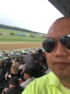 Oura attended The 150th Belmont Stakes on Jun 9th 2018 via VetTix 